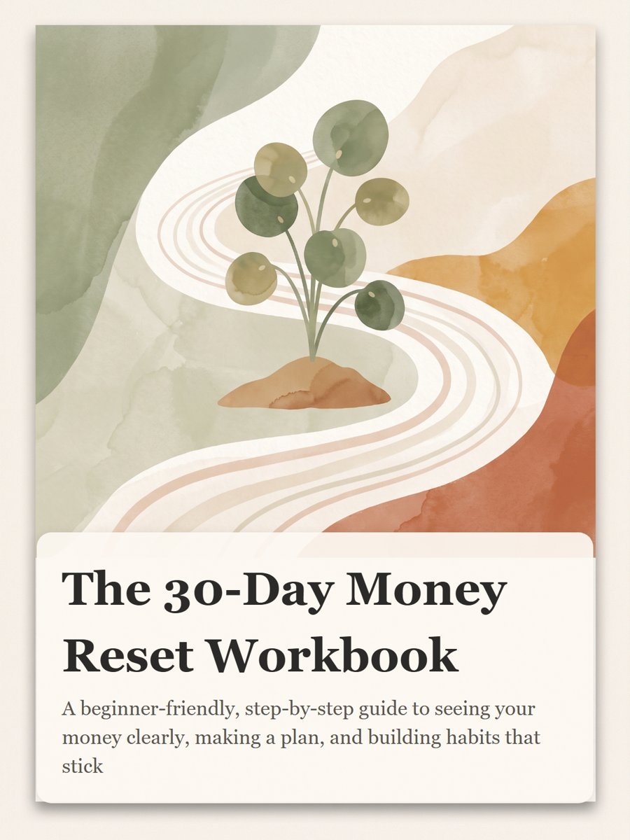 The 30-Day Money Reset Workbook cover